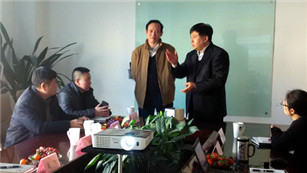 石家庄工信局北斗应用考察团一行莅临OG真人宇达考察调研